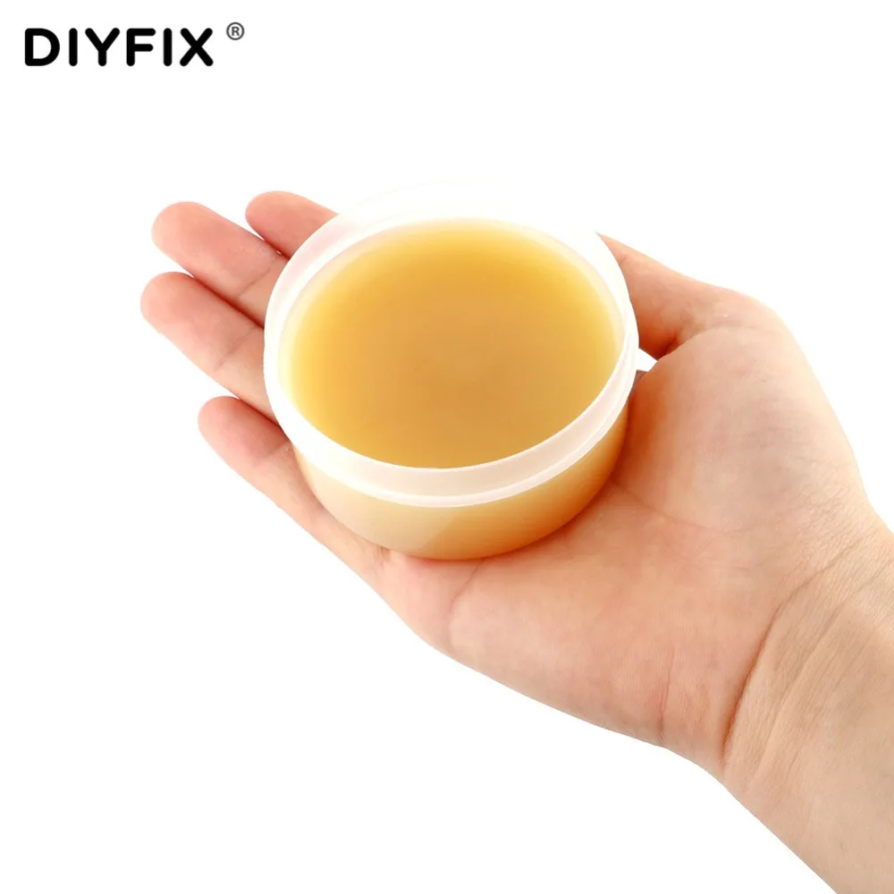Паяльный флюс DIYFIX желтая паста для печатных плат инструменты ремонта паяльная