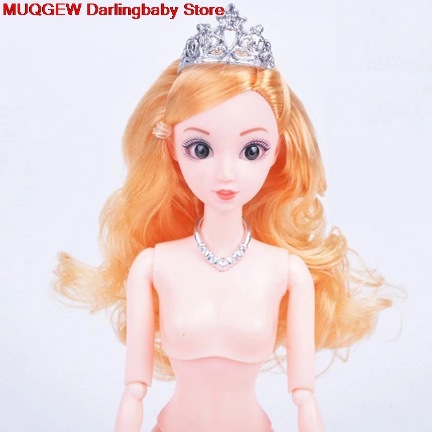 Ню куклы с головы 12 совместное перемещение голые тела DIY Игрушечные лошадки