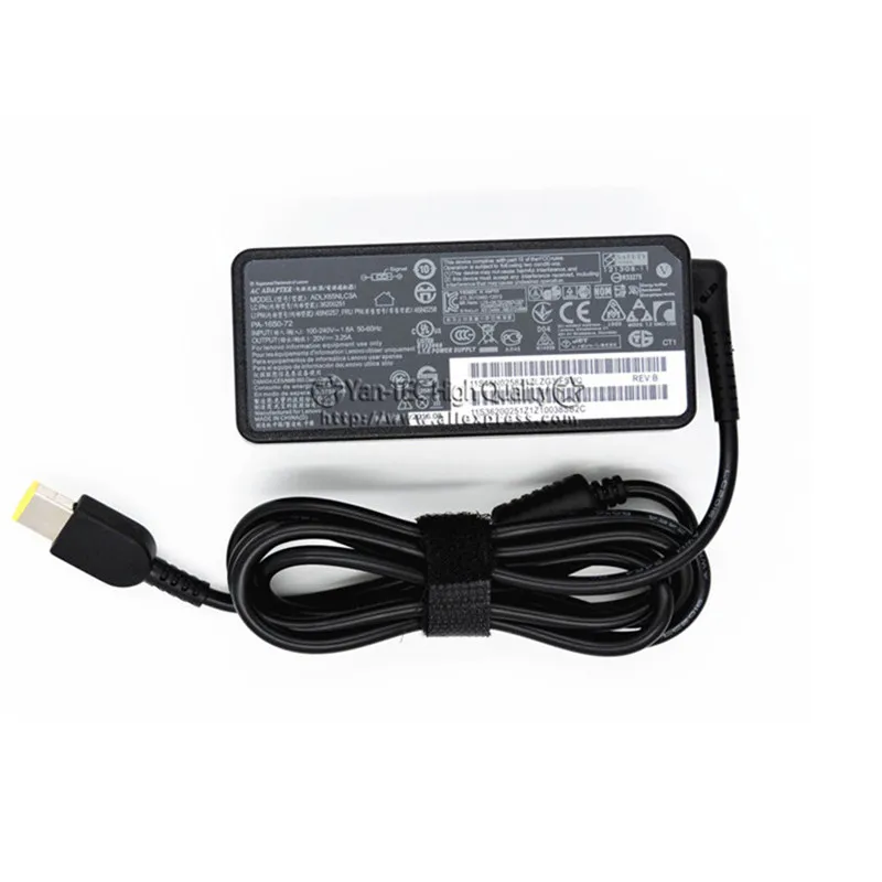 Зарядное устройство для ноутбука Lenovo Thinkpad X1 Carbon G400 G500 G505 G405 Yoga 13 20 в 3 25 А 65