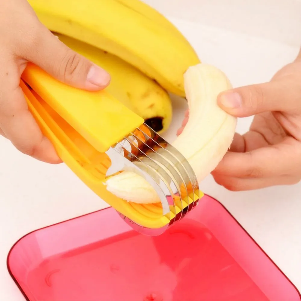 Популярные кухонные аксессуары слайсер измельчитель бананов резак для фруктов