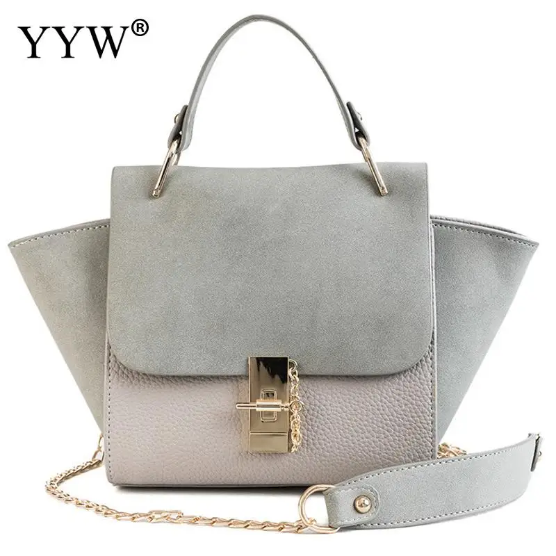 

High Quality Leather Handbag Vintage Large Capacity Shoulder Bags Women Black Grey Casual Shopping Crossbody Bag Messenger