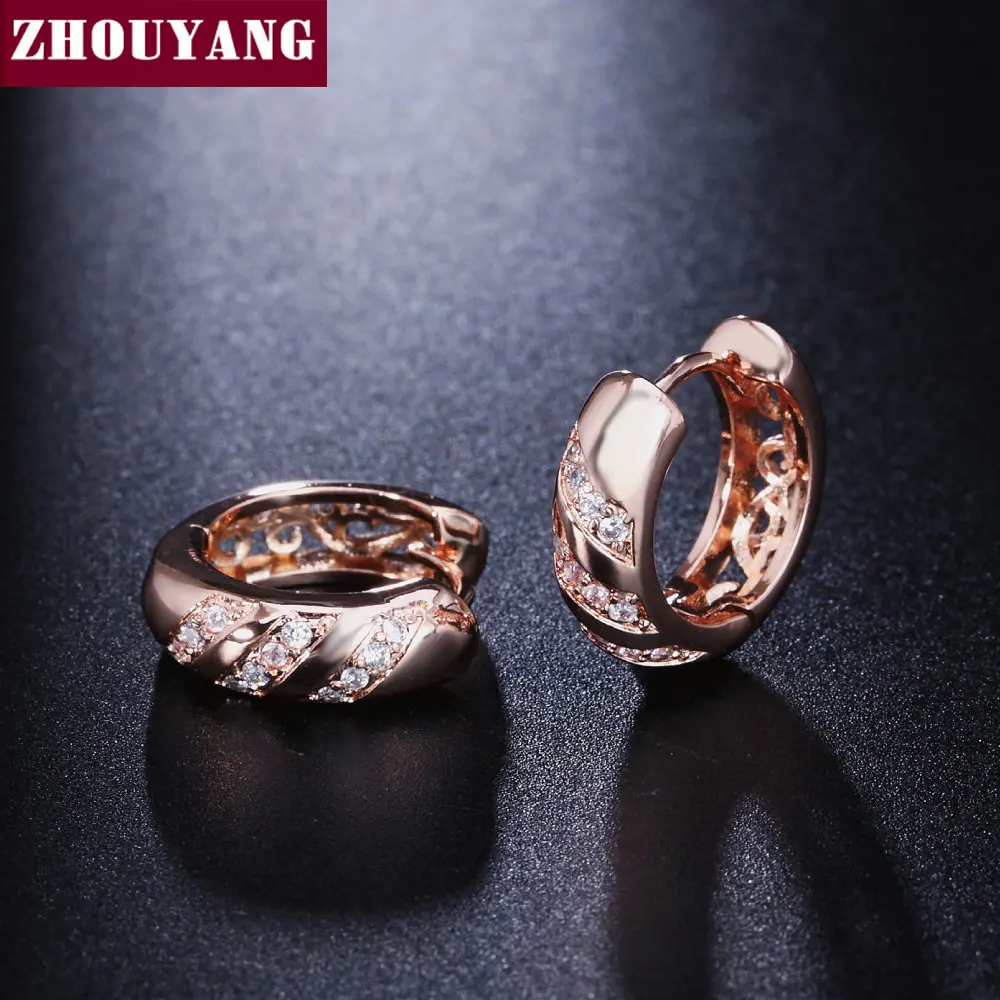 ZHOUYANG 2016 новый классический дизайн розового золотого цвета с кубическим