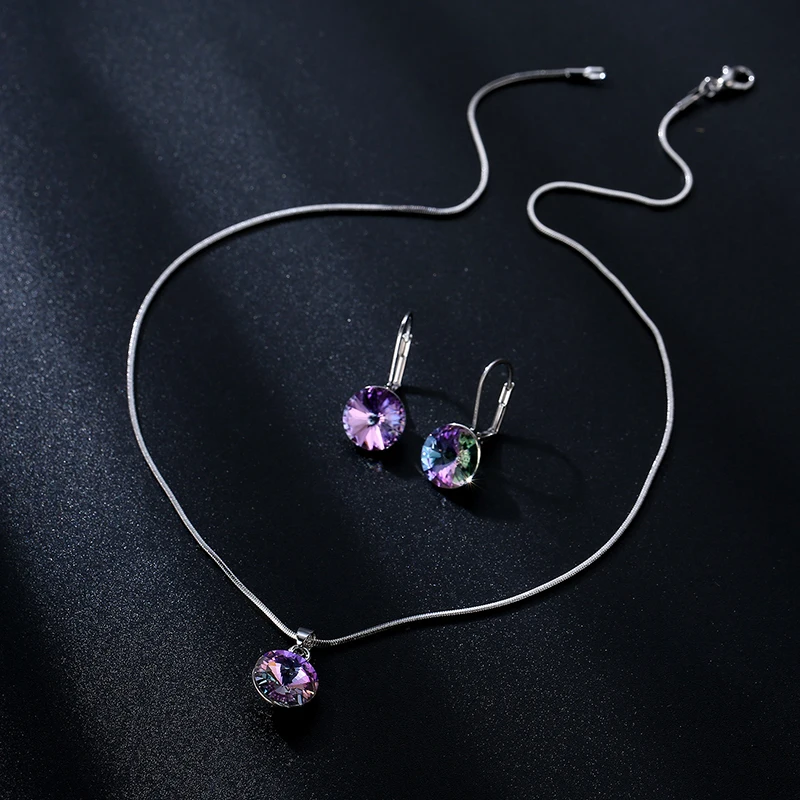 Женский комплект украшений BAFFIN серьги подвески с круглой подвеской и