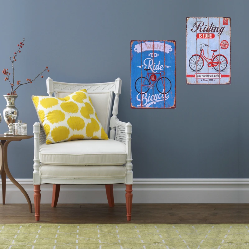 Для верховой езды весело металлические знаки Велосипедный Спорт с 1972 года Винтаж