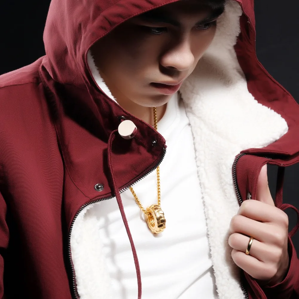 Классическая индивидуальная Мужская подвеска в виде шин Высококачественная