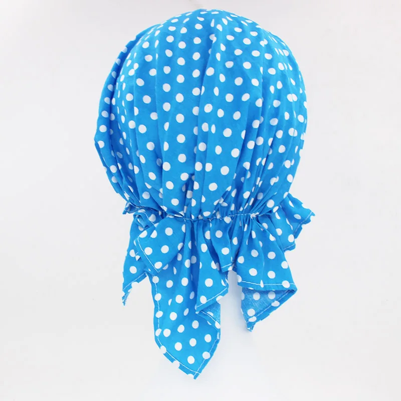 ALTOBEFUN Dots женские банданы женские сельские кепки s Girl хип-хоп Эластичный Тюрбан Кепка женское украшение на голову химиотерапия шляпа полиэстер BD006