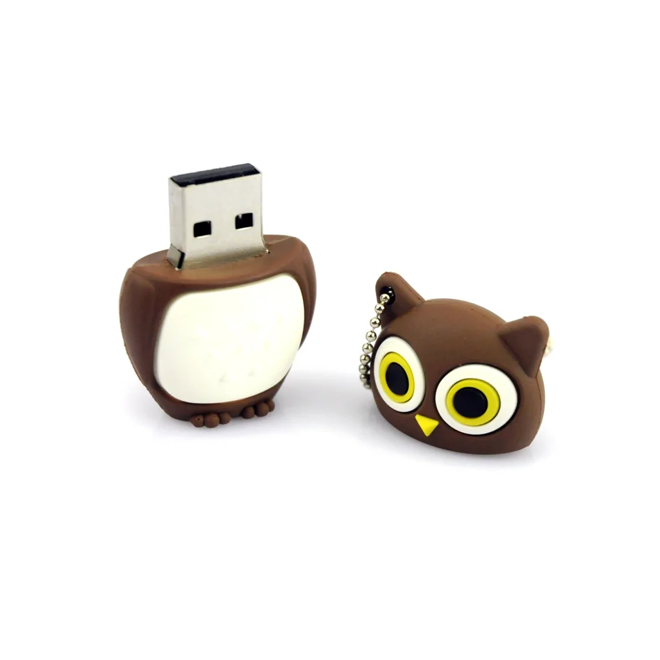 USB флеш накопитель в виде совы 2 0 2/4/8/16/32 ГБ|owl usb|32gb usbflash pen drive |