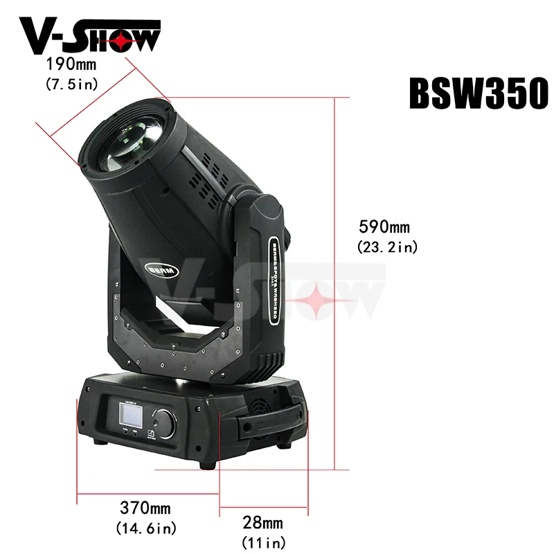2 шт. 350 Вт 17R светодиодные электронные пятна 3in1 Moving головной свет Dmx 512 ди-Джея свет 3D 6 грань и 8-фасетная призма для сцены