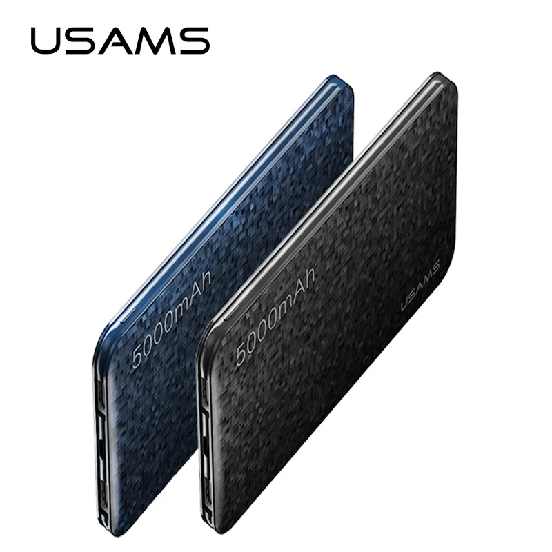 USAMS Запасные Аккумуляторы для телефонов 5000 мАч Ultra Slim Портативный Зарядное