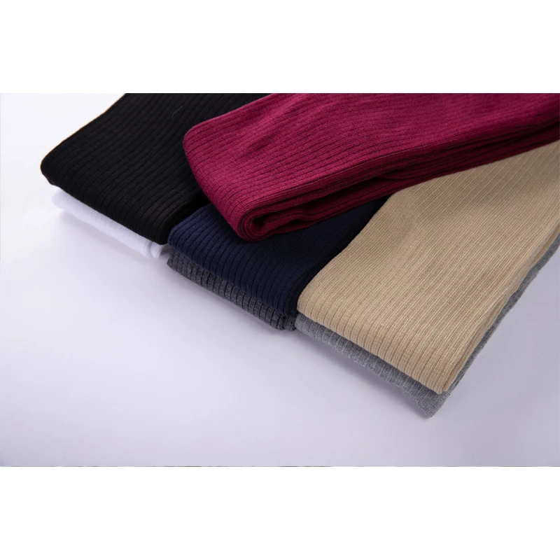 Зимние чулки женские носки теплые облегающие Высокие гольфы вязаные мягкие облегающие однотонные свободные сексуальные высокие женские носки
