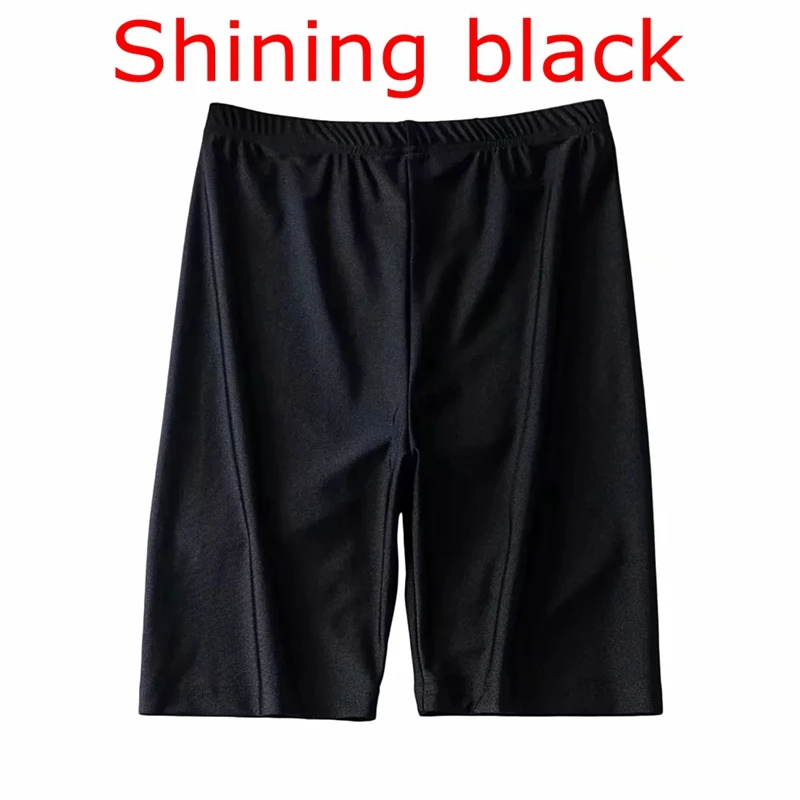 Neon black Летние винтажные шорты с высокой талией, женские сексуальные байкерские шорты, женские хлопковые неоновые зеленые черные шорты, спортивные штаны - Color: Neon black