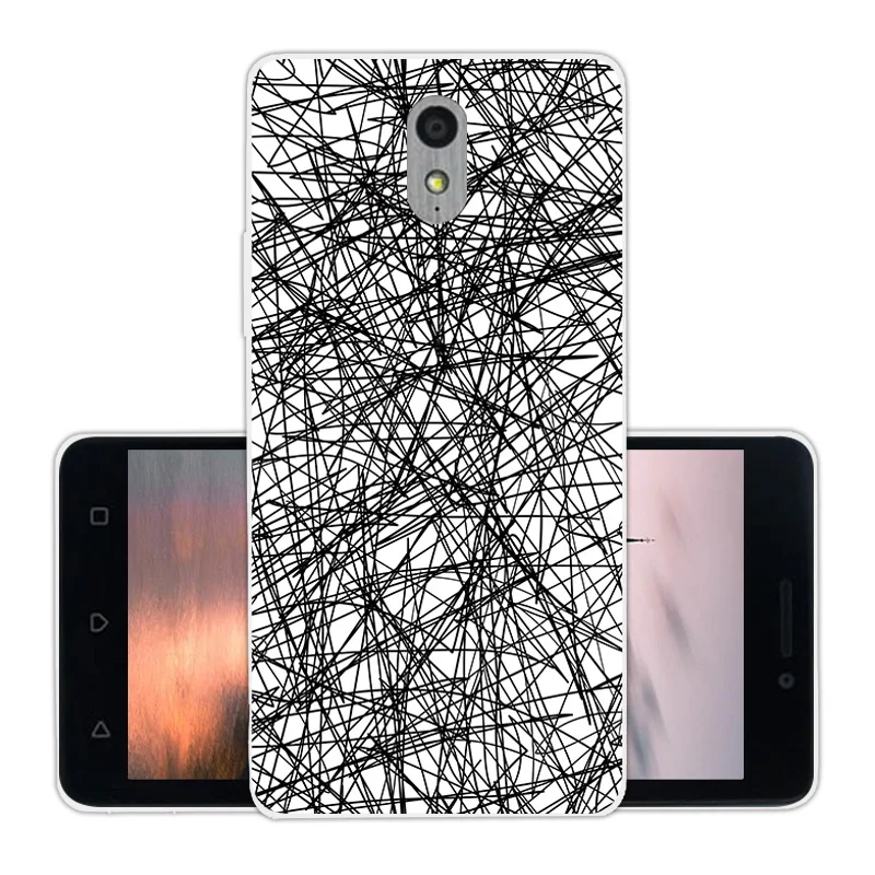 Phone Case For Lenovo P1M Vibe Slim Soft Silicon TPU Landscape Back Cover Fundas P1 M |
