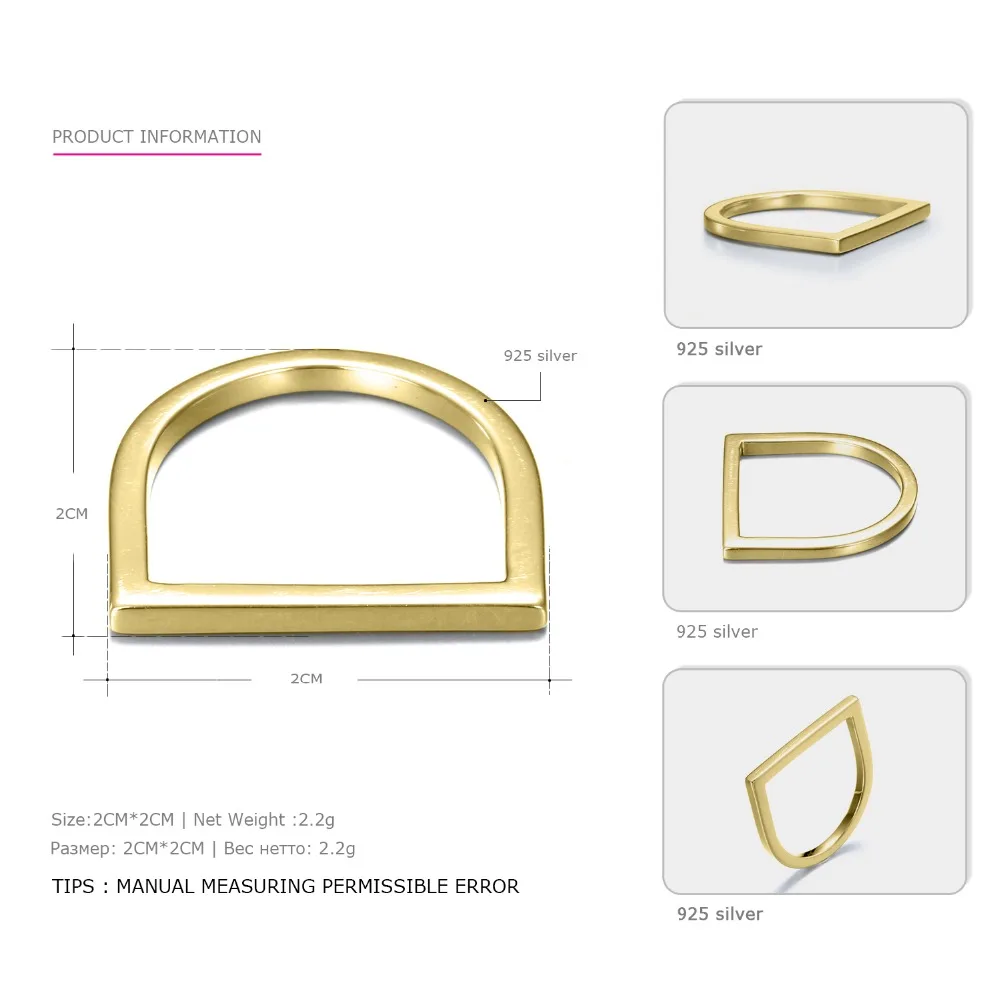 Женское Обручальное кольцо e Manco серебряное из стерлингового серебра 925 пробы