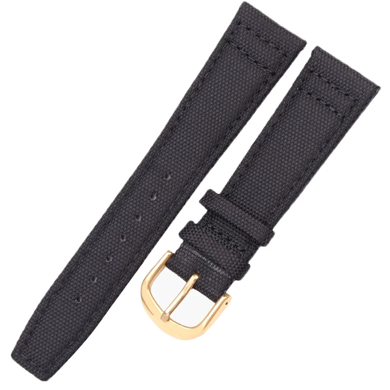 HENGRC Brand Nato Strap Canvas Nylon Watchbands 20mm 21mm 22mm Black Green High Qualiyt Watch Band Bracelet With Pin Buckle