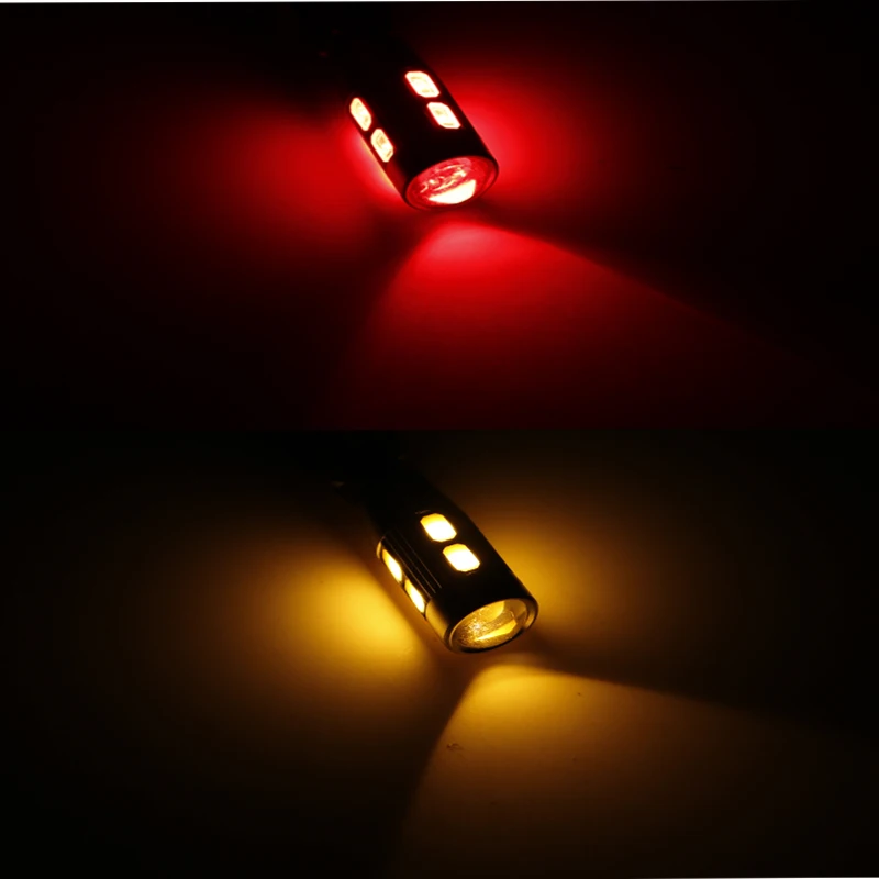 4PCS T10 LED Car Bulb Auto Canbus 194 W5W 5630SMD 10 Error Free Dome Signal Plate Clearance Light Dropshipping For Ford/Audi | Освещение