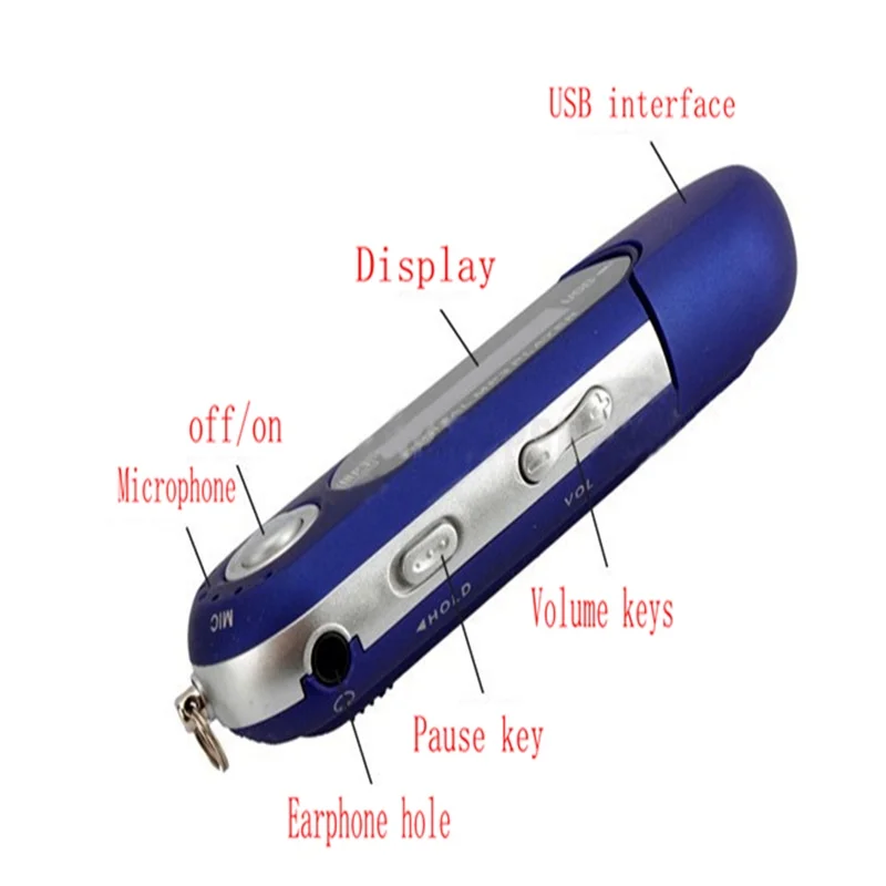 USB мини MP3 музыкальный плеер 2 0 Flash LCD экран Новый Спортивный FM Радио 8 ГБ с