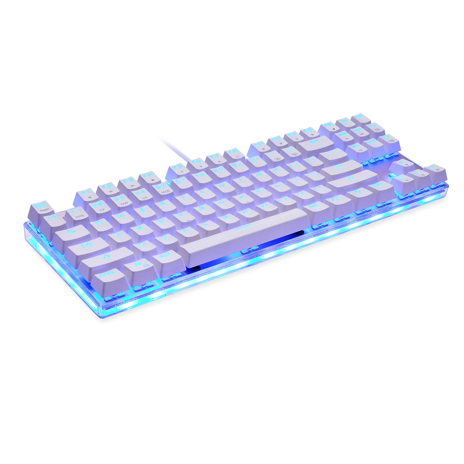Новый K87S Игры Механическая клавиатура RGB подсветкой полный ключ не спешат 10 видов