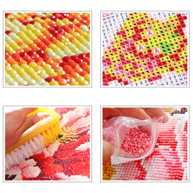 5D DIY Diamond Embroidery House Scenery Full diamond painting Cross Stitch landcape Round rhinestones Christmas gift | Дом и сад