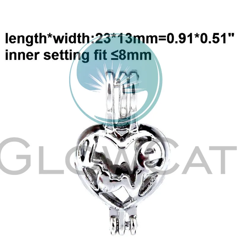 GLOWCAT любящее сердце Лучшая Мама большой цветок Круглый бисер геометрическая