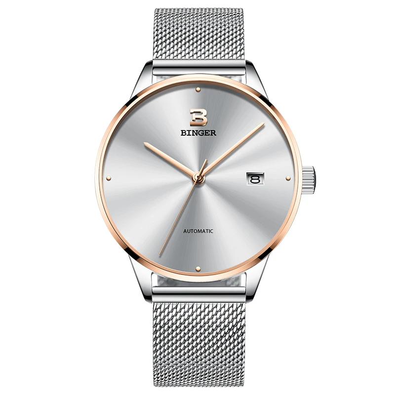 2018 новые мужские часы Бингер брендовые Роскошные автоматические механические