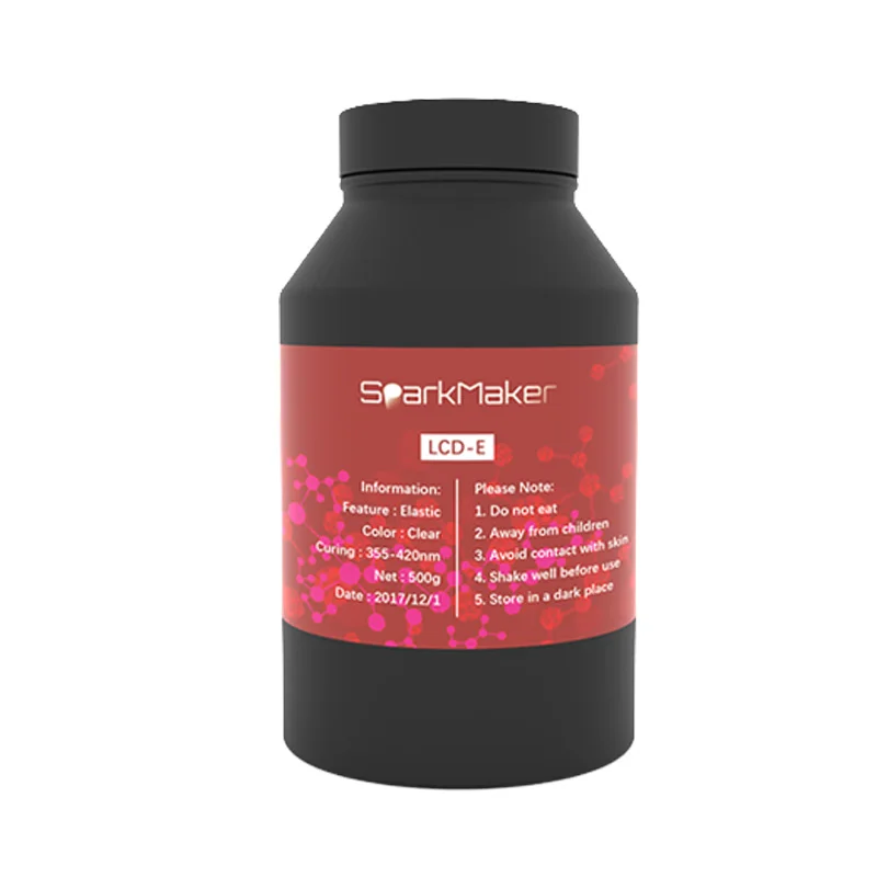 Tianfour sparkmaker 405nm УФ Фоточувствительный каучук для SLA DLP LCD 3D принтер UV 500 мл бутылка