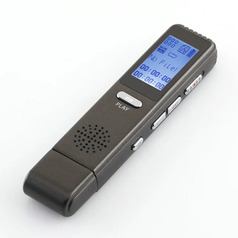 8 ГБ/16 ГБ/32 ГБ диктофон USB Профессиональный цифровой Аудио Диктофон с WAV MP3 плеером