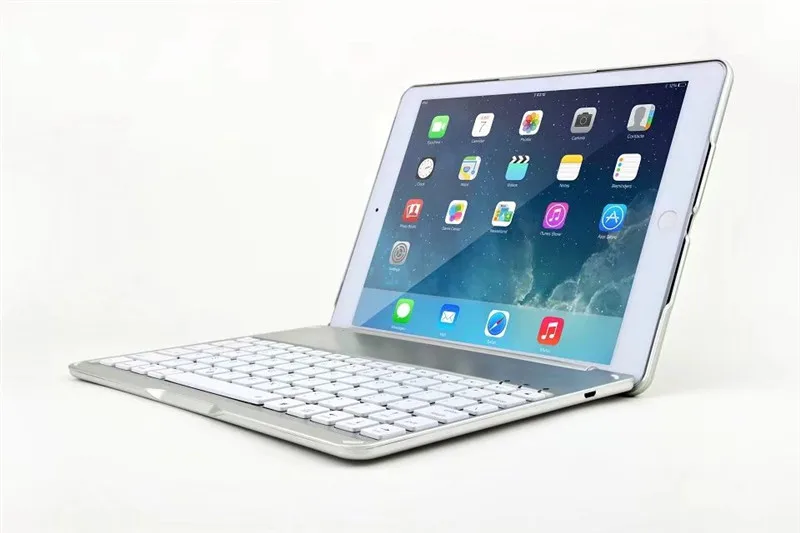 Для iPad Pro 10,5 защитный чехол 7 цветов Светодиодная подсветка Беспроводная Bluetooth клавиатура чехол для IPad Air 1 2 крышка Капа+ подарок