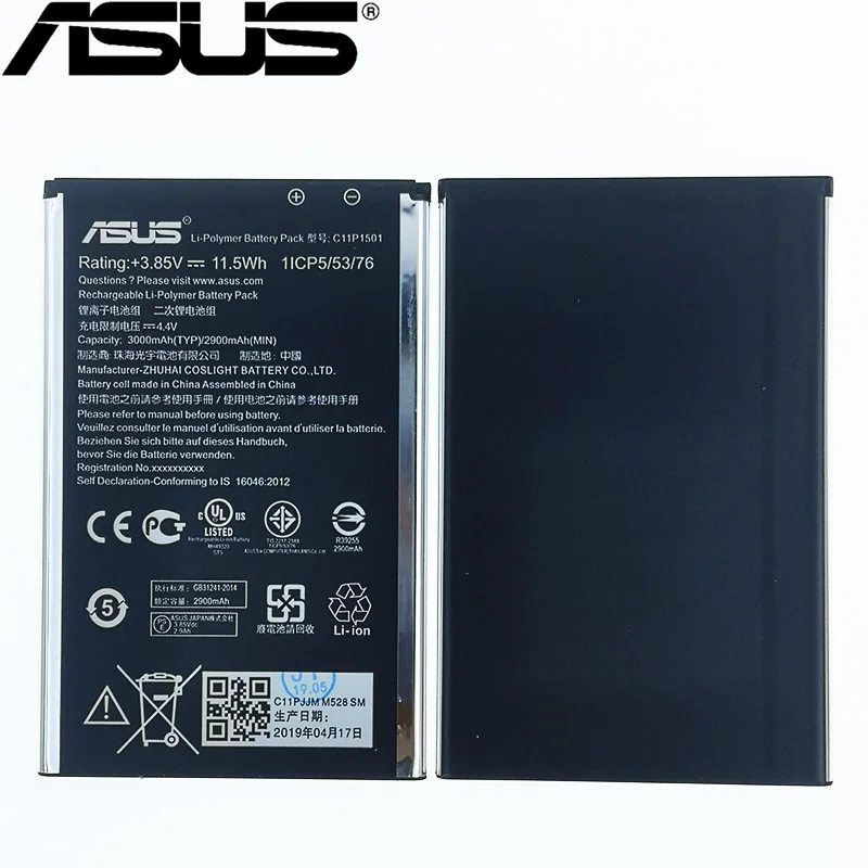 ASUS 3000 мАч C11P1501 батарея для Asus Zenfone 2 Laser Zenfone2 Laser ZE601KL Selfie ZE550KL ZE600KL ZD551KL телефон