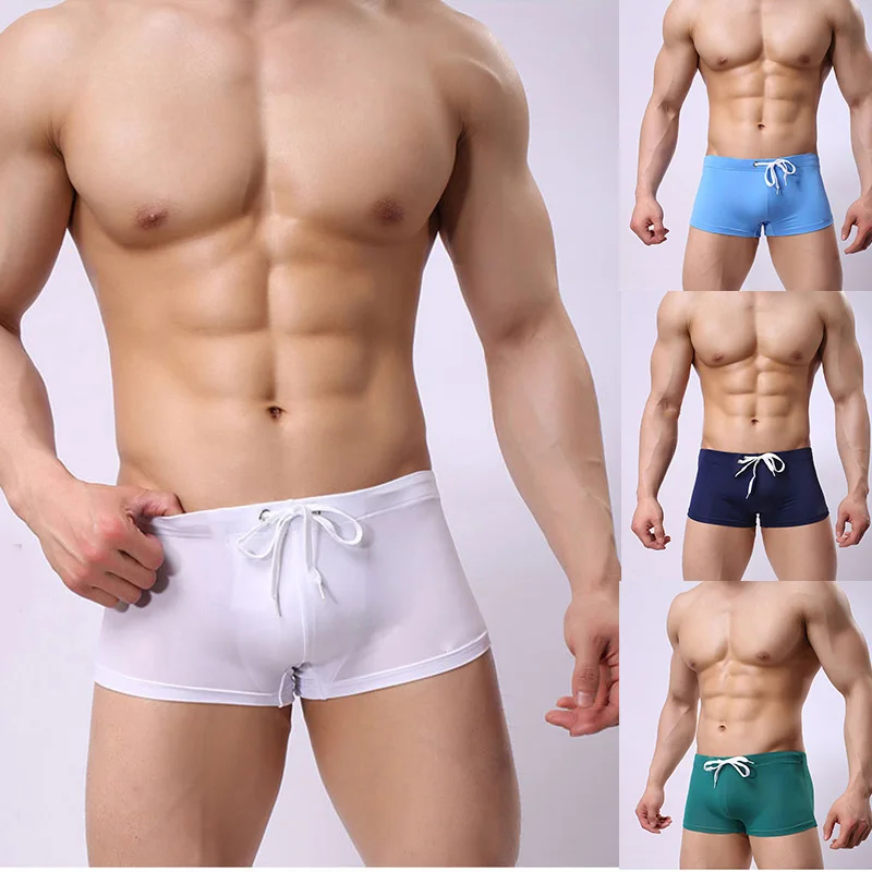 2018 сексуальные мужские плавки дышащие быстросохнущие трусы боксеры