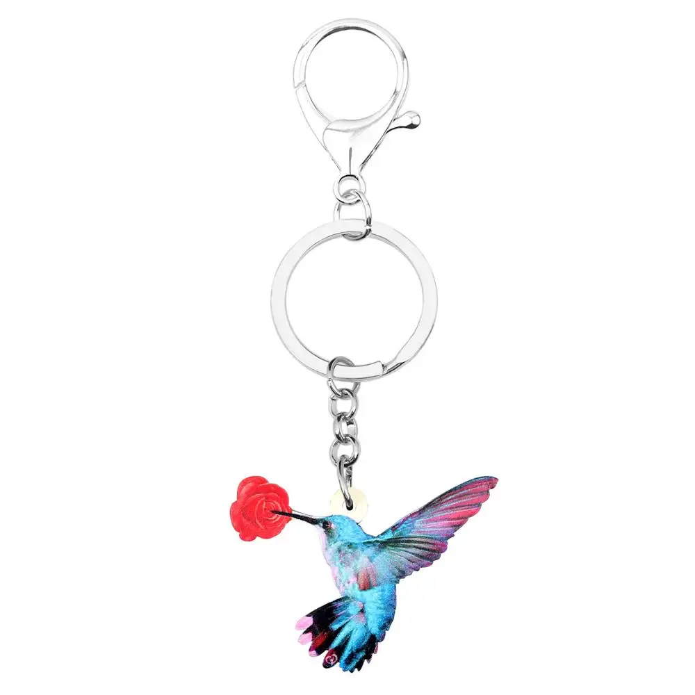 Bonsny акриловые брелоки для женщин и девушек с подвесками