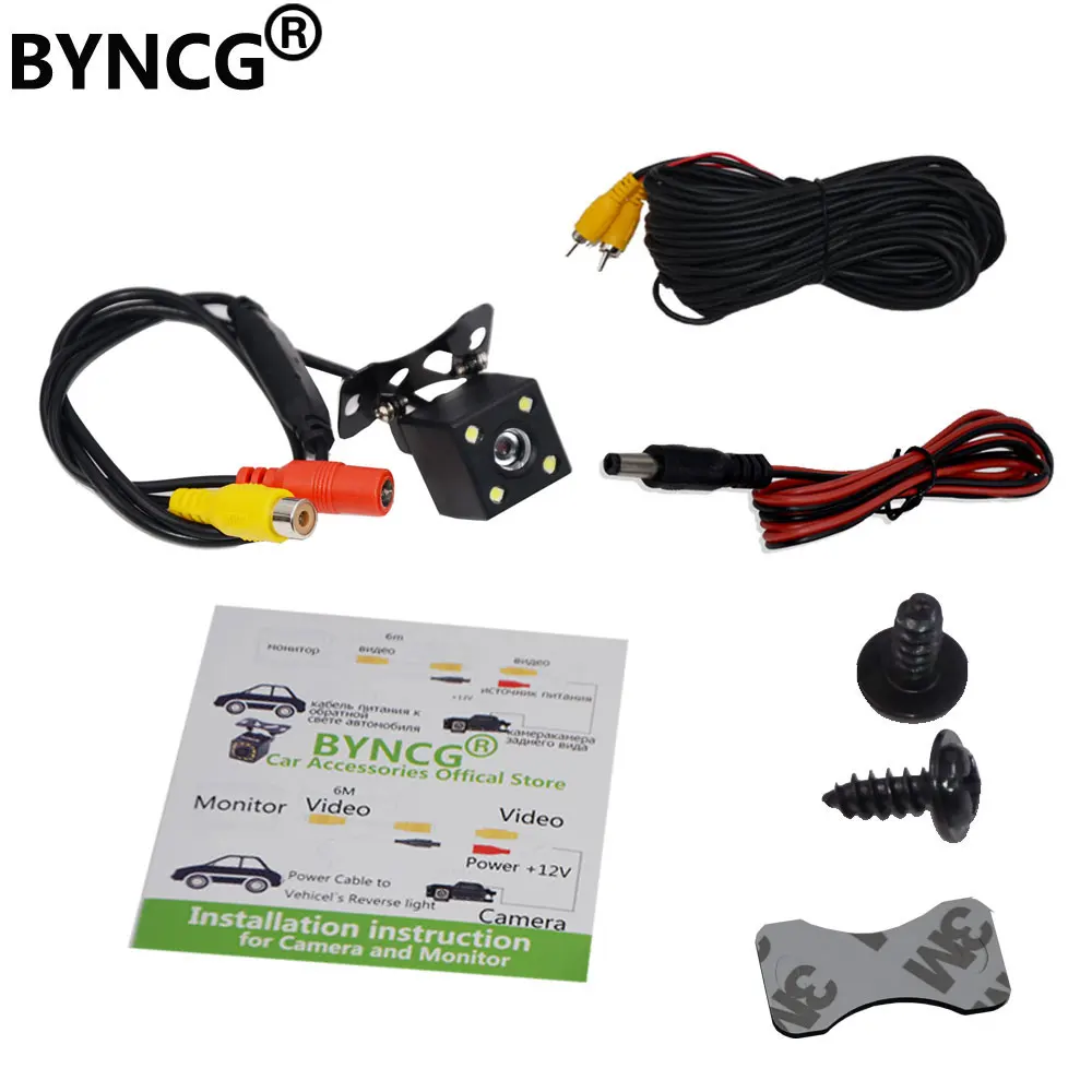 4LED CCD camera Автомобильная камера заднего вида для Toyota Corolla E140 E150 2006-/Corolla Rumion Rukus 2007-2013 с широким углом обзора - Название цвета: 4LED CCD camera