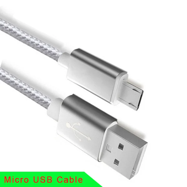 1m white micro USB USB Автомобильное зарядное устройство 5 В 3 А Быстрая зарядка Qualcomm Qc 3,0 Быстрая Зарядка адаптер Автомобильное зарядное устройство и USB micro type C кабель для samsung Xiaomi - Тип штекера: 1m white micro USB