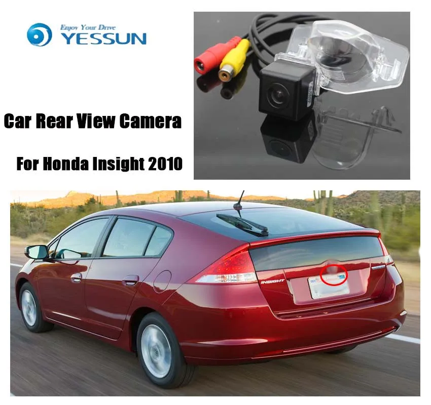 Автомобильная парковочная камера YESSUN для Honda Insight 2010 ~ 2011 заднего вида с ночным