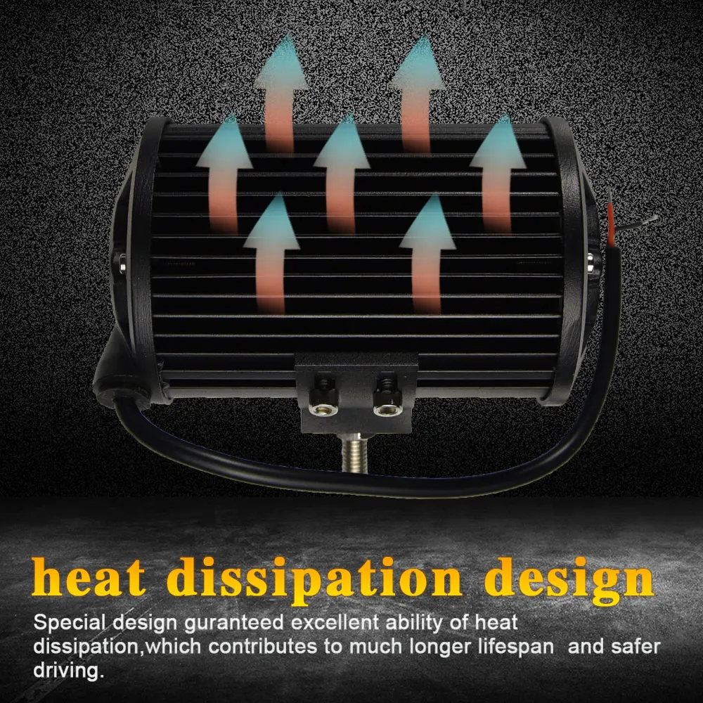 4 шт. 5-дюймовые автомобильные передние светодиодные фары рабочего света точечный
