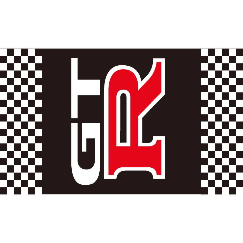 GTR гоночные флаги и растяжки 90*150 см(3*5 футов)/60*90 см/40*60 см Nissan GT-R перпендикулярно клетчатый флаг украшения