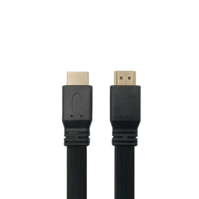 Высокое качество Full HD HDMI кабель Поддержка 3D штекер плоский Шнур для аудио видео