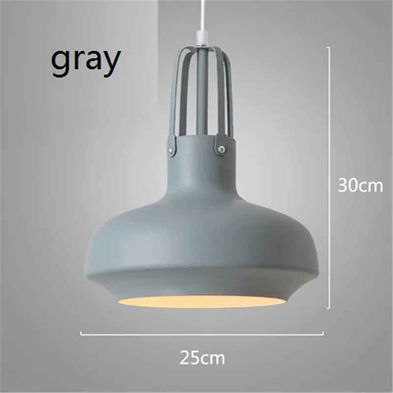 Скандинавские современные светодиодные подвесные светильники цветные железные