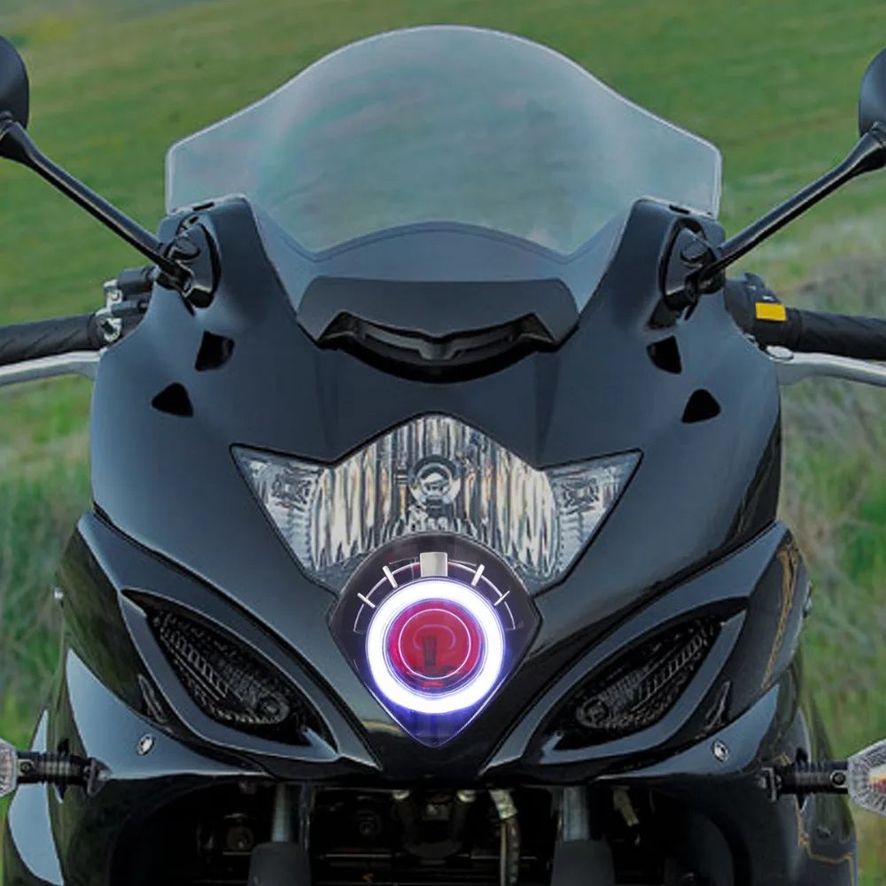 Передние фары KT для мотоцикла Suzuki GSX-R1000 2005-2006 HID Проектор Светодиодный (LED) Глаз