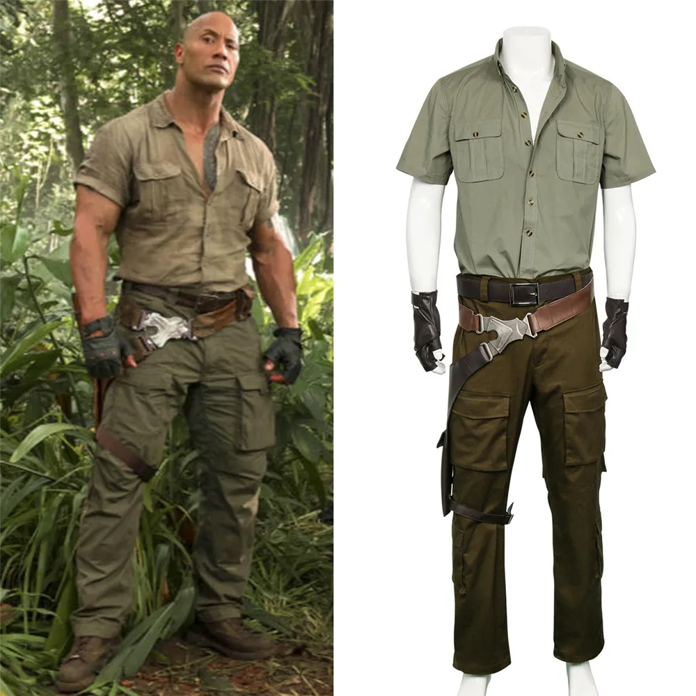 Jumanji: Добро пожаловать в джунгли косплей Спенсер костюм Хэллоуин Рождественская