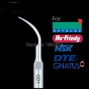 Стоматологический Ультразвуковой скалер GD1, 5 шт., наконечники для эндонтического перио-стоматолога, инструменты для пародонтики, эндодонтика для SATELEC NSK GNATUS DTE