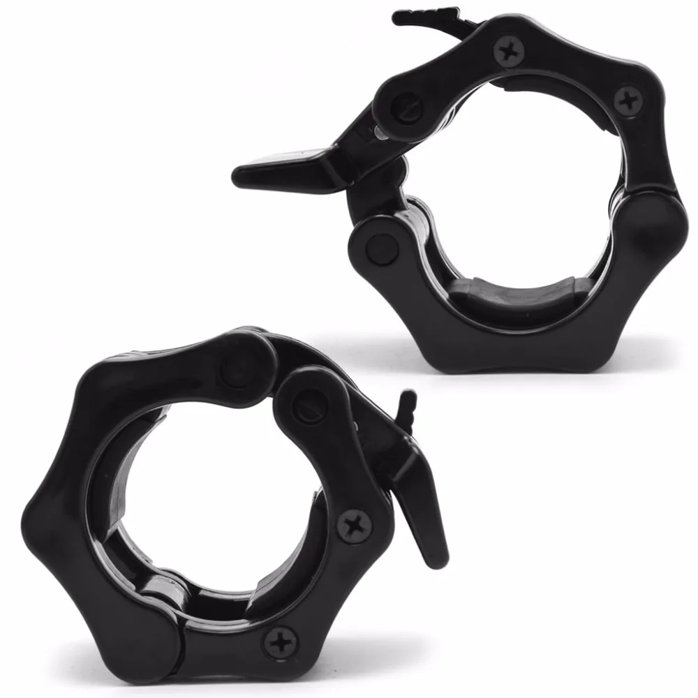 2Pcs Dumbbell Barbell Collar Clips Clamp Gym Weight Lifting Fitness Training New