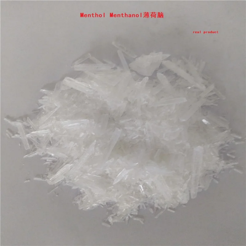 

200g/bag Medical Pure Natural 99.9% Menthol Menthanol Solid Spice Clearing Heat Detoxification Seasoning Grade Additives