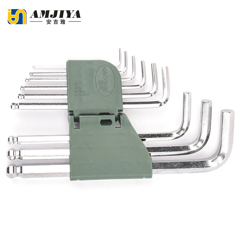 9Pcs Hex Key Set Double Wrench Ended Socket Torque Allen L-type Repair Tool Spanner | Инструменты