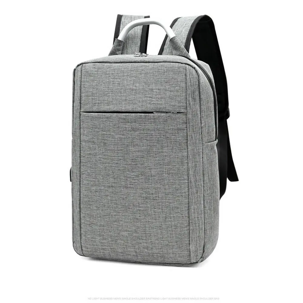 Рюкзак унисекс из ткани Оксфорд с защитой от кражи USB зарядкой|Мужские портфели| |