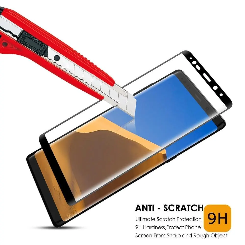 Для Стекло Samsung Galaxy Note 8 закаленное для Экран протектор Примечание изогнутые