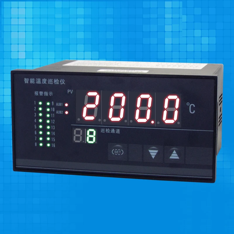 Цифровой Многоканальный измеритель температуры 160x80x120 мм 4 / 8 16 каналов|Приборы
