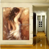 modern abstract huge wall decorate canvas art oil paintingnude girl no framed