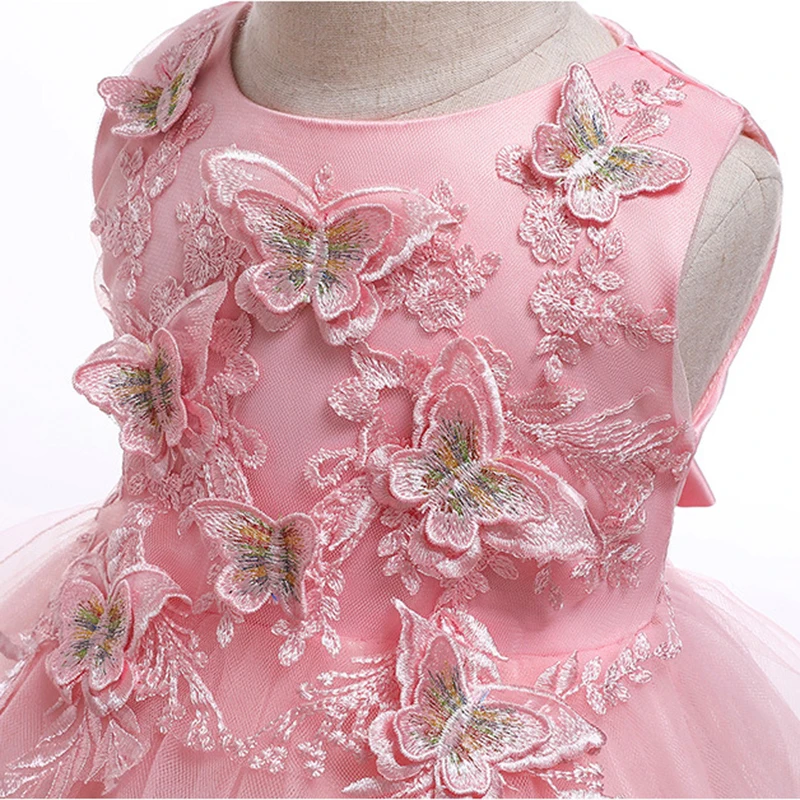 Новогоднее льняное платье-пачка с длинным рукавом для девочек 3 года | Детская