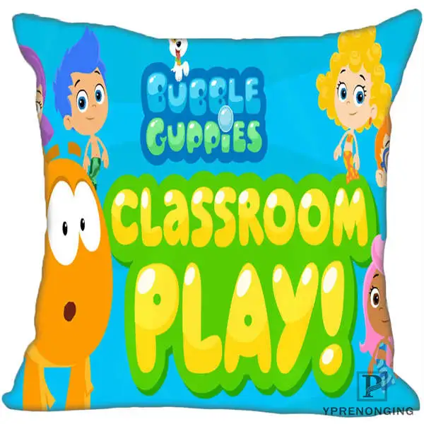 Square Pillowcases Заказная декоративная наволочка Bubble Guppies квадратная Наволочка на молнии лучший подарок(с одной стороны) 180516-23 - Цвет: Square Pillowcases
