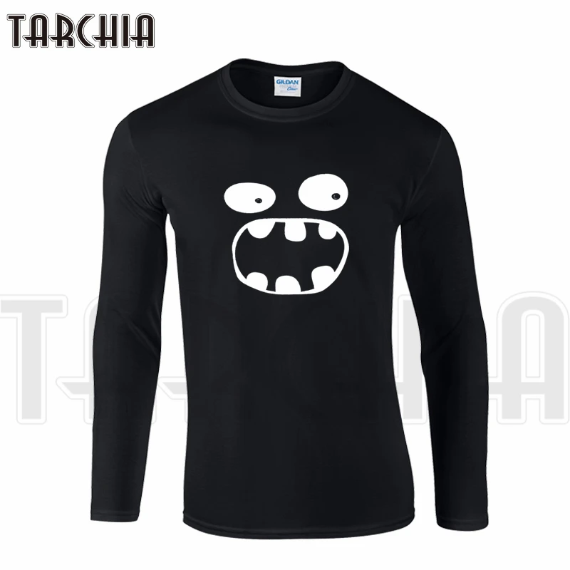 Футболка TARCHIA мужская с длинным рукавом брендовая тенниска из хлопка майка